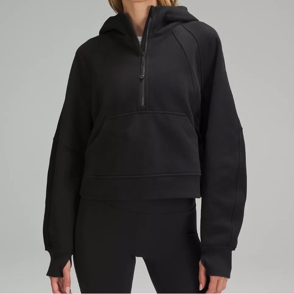 Luluemon Scuba Oversized Half Zip Hoodie Black SizeXS/S - Picture 2 of 13